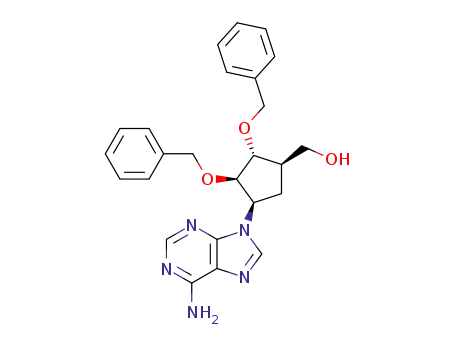 [(1R,2R,3R,4R)-4-(6-Amino-purin-9-yl)-2,3-bis-benzyloxy-cyclopentyl]-methanol