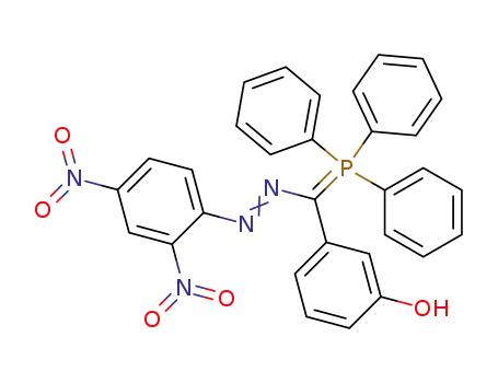 3-[(2,4-Dinitro-phenylazo)-(triphenyl-λ<sup>5</sup>-phosphanylidene)-methyl]-phenol