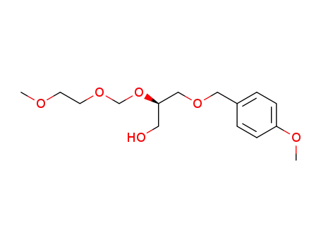 Molecular Structure of 126393-84-8 ((S)-3-(4-methoxybenzyloxy)-2-methoxyethoxymethoxypropanol)