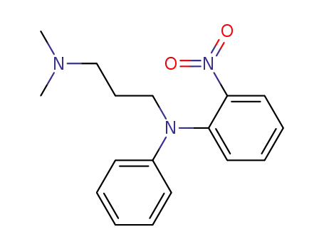 Molecular Structure of 82771-02-6 (1,3-Propanediamine, N,N-dimethyl-N'-(2-nitrophenyl)-N'-phenyl-)
