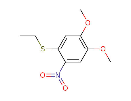1-Ethylsulfanyl-4,5-dimethoxy-2-nitro-benzene