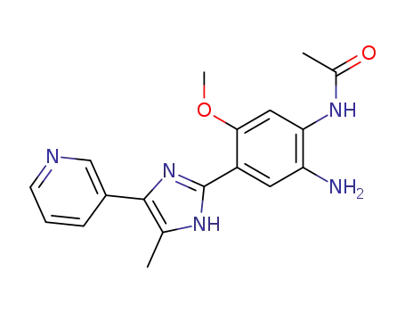 N-[2-Amino-5-methoxy-4-(5-methyl-4-pyridin-3-yl-1H-imidazol-2-yl)-phenyl]-acetamide