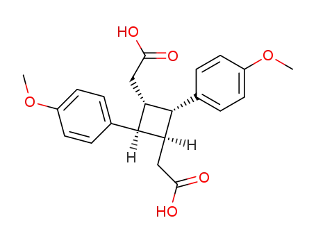[3-Carboxymethyl-2,4-bis-(4-methoxy-phenyl)-cyclobutyl]-acetic acid