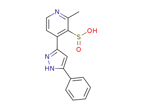 2-Methyl-4-(5-phenylpyrazol-3-yl)-3-pyridinsulfinsaeure