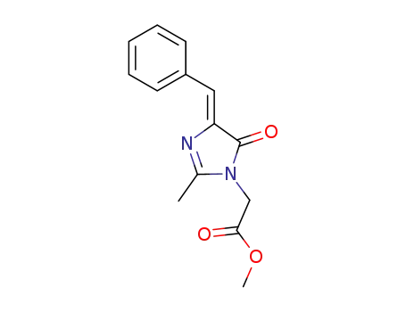 {2-Methyl-5-oxo-4-[1-phenyl-meth-(Z)-ylidene]-4,5-dihydro-imidazol-1-yl}-acetic acid methyl ester