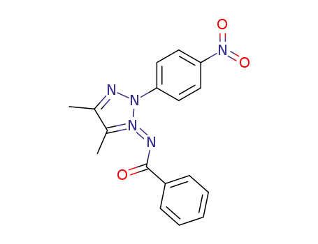 N-Benzoyl-2-(4'-nitrophenyl)-4,5-dimethyl-1,2,3-triazol-1-imine