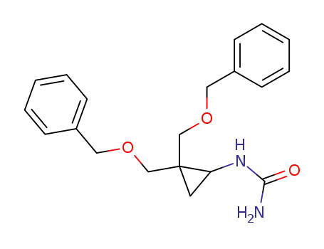 Molecular Structure of 135345-89-0 (N-<2,2-bis(benzyloxymethyl)cyclopropyl>urea)