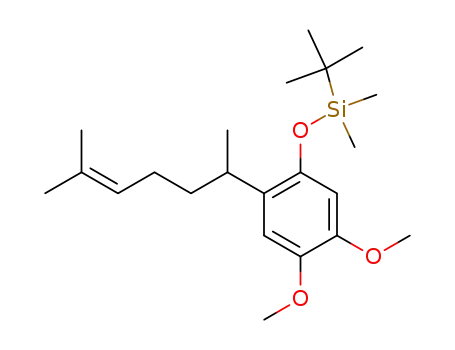 tert-Butyl-[2-(1,5-dimethyl-hex-4-enyl)-4,5-dimethoxy-phenoxy]-dimethyl-silane