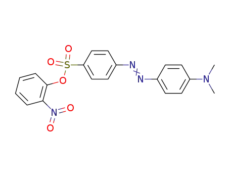 Molecular Structure of 146303-70-0 (4-(4-Dimethylamino-phenylazo)-benzenesulfonic acid 2-nitro-phenyl ester)