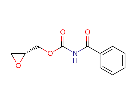Molecular Structure of 136015-42-4 (Benzoyl-carbamic acid (R)-1-oxiranylmethyl ester)