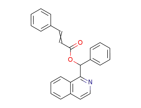 isoquinolinylphenylmethyl 3-phenylpropenoate