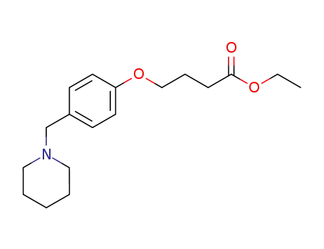 4-(4-piperidin-1-ylmethyl-phenoxy)-butyric acid ethyl ester