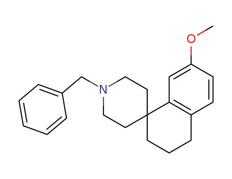 1'-benzyl-3,4-dihydro-7-methoxyspiro(naphthalene-1-(2H),4'-piperidine)