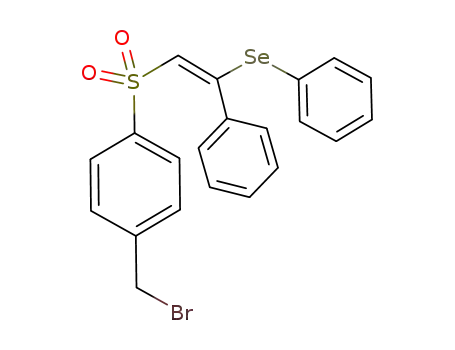 Benzene,
1-(bromomethyl)-4-[[(1E)-2-phenyl-2-(phenylseleno)ethenyl]sulfonyl]-
