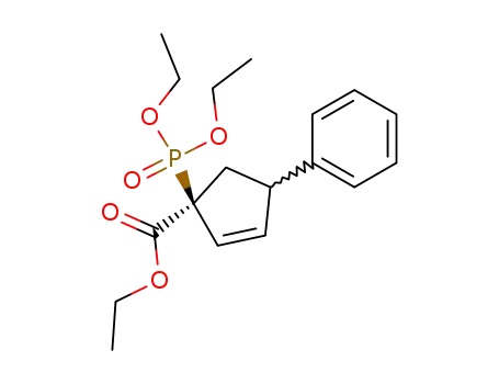 (S)-1-(Diethoxy-phosphoryl)-4-phenyl-cyclopent-2-enecarboxylic acid ethyl ester