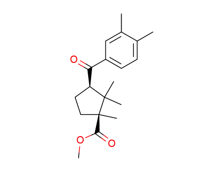 (1S,3R)-3-(3,4-Dimethyl-benzoyl)-1,2,2-trimethyl-cyclopentanecarboxylic acid methyl ester