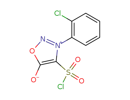 Molecular Structure of 85795-84-2 (3-o-Chlorophenylsydnone-4-sulfonylchloride)