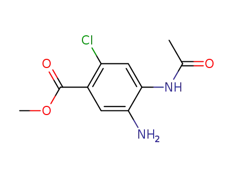 4-Acetylamino-5-amino-2-chloro-benzoic acid methyl ester