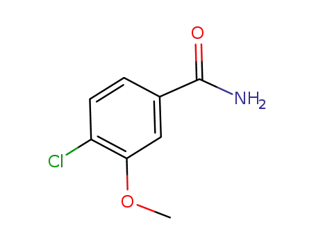 Molecular Structure of 630121-76-5 (4-CHLORO-3-METHOXYBENZAMIDE)
