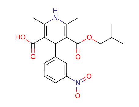 2,6-Dimethyl-4-(3-nitro-phenyl)-1,4-dihydro-pyridine-3,5-dicarboxylic acid monoisobutyl ester