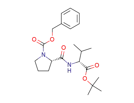 Molecular Structure of 104944-19-6 (Z-S-Pro-R-Val-OtBu)