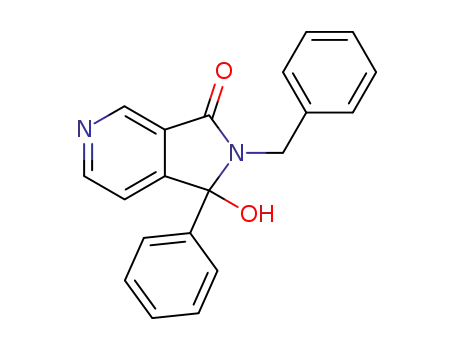 2-benzyl-3-hydroxy-3-phenyl-6-azaindolinone