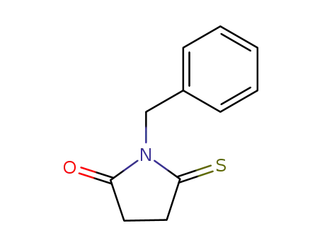 Molecular Structure of 95141-59-6 (2-Pyrrolidinone,  1-(phenylmethyl)-5-thioxo-)