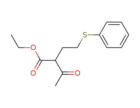 3-Oxo-2-(2-phenylsulfanyl-ethyl)-butyric acid ethyl ester