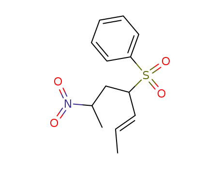 ((E)-6-Nitro-hept-2-ene-4-sulfonyl)-benzene