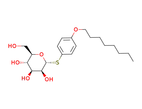(2R,3S,4S,5S,6R)-2-Hydroxymethyl-6-(4-octyloxy-phenylsulfanyl)-tetrahydro-pyran-3,4,5-triol
