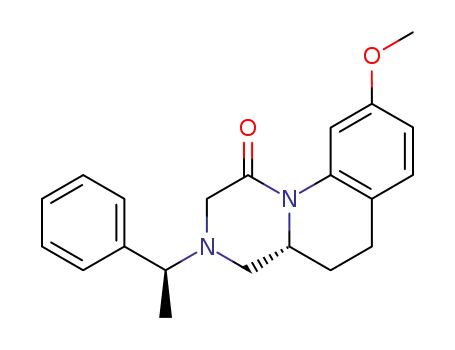 (4aR,1'S)-9-methoxy-3-(1-phenylethyl)-2,3,4,4a,5,6-hexahydropyrazino[1,2-a]quinolin-1-one