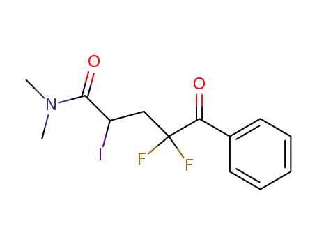 N,N-Dimethyl-4-benzoyl-4,4-difluoro-2-iodobutanamide