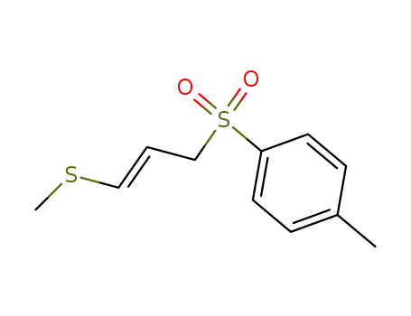 Benzene, 1-methyl-4-[[3-(methylthio)-2-propenyl]sulfonyl]-, (E)-