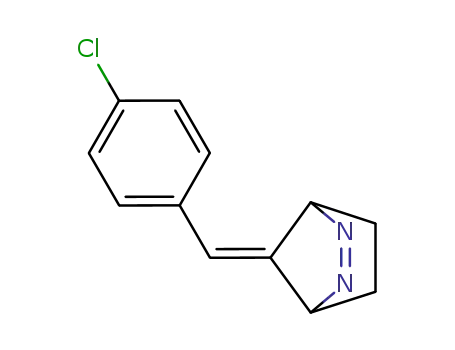 Molecular Structure of 88738-05-0 (2,3-Diazabicyclo[2.2.1]hept-2-ene, 7-[(4-chlorophenyl)methylene]-)