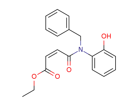 2-Butenoic acid, 4-[(2-hydroxyphenyl)(phenylmethyl)amino]-4-oxo-, ethyl
ester