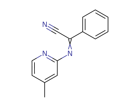 Benzeneacetonitrile, a-[(4-methyl-2-pyridinyl)imino]-