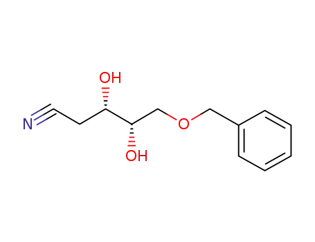 (3S,4S)-5-(benzyloxy)-3,4-dihydroxy-1-pentanenitrile