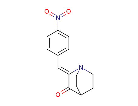 Molecular Structure of 78961-43-0 (2-[(4-NITROPHENYL)METHYLENE]-3-QUINUCLIDINONE)
