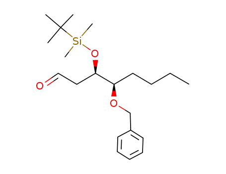(3S<sup>*</sup>,4S<sup>*</sup>)-4-benzyloxy-3-tert-butyldimethylsilyloxyoctanal