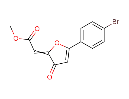 Methyl (5-(4-bromophenyl)-3-oxo-2(3H)-furanylidene)acetate