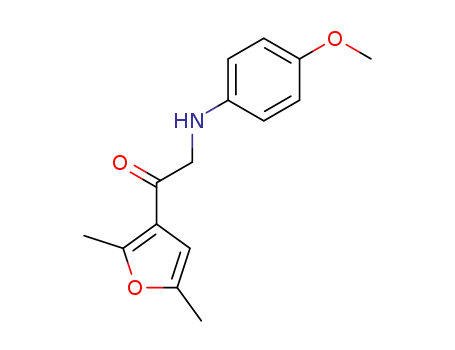 1-(2,5-dimethyl-furan-3-yl)-2-(4-methoxy-phenylamino)-ethanone
