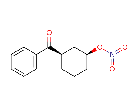 Molecular Structure of 128952-04-5 (Methanone, [3-(nitrooxy)cyclohexyl]phenyl-, trans-)
