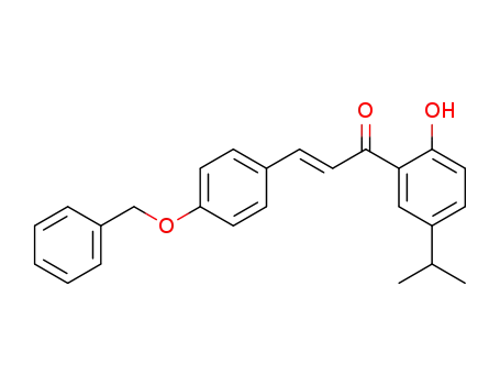 (E)-3-(4-Benzyloxy-phenyl)-1-(2-hydroxy-5-isopropyl-phenyl)-propenone