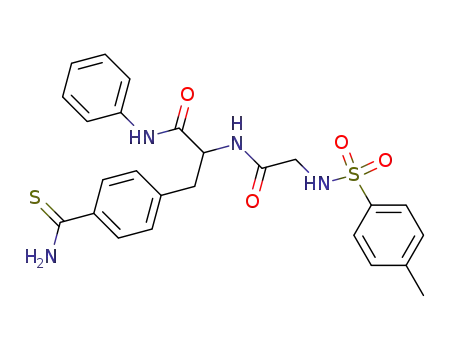 Phenylalaninamide,
N-[(4-methylphenyl)sulfonyl]glycyl-4-(aminothioxomethyl)-N-phenyl-