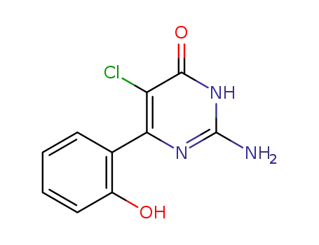 amino-2 chloro-5 (hydroxy-2 phenyl)-6 oxo-4 dihydro-3,4 pyrimidine