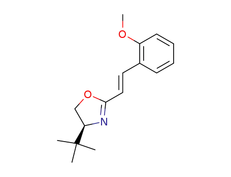 (4S)-4-tert-butyl-2-[(E)-2-(2-methoxyphenyl)ethenyl]-4,5-dihydro-1,3-oxazole