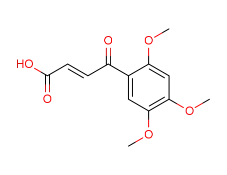 Molecular Structure of 84386-10-7 (2-Butenoic acid, 4-oxo-4-(2,4,5-trimethoxyphenyl)-, (E)-)