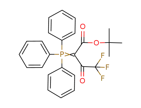 4,4,4-trifluoro-3-oxo-2-(triphenylphosphoranylidene)butanoic acid, 1,1-dimethylethyl ester