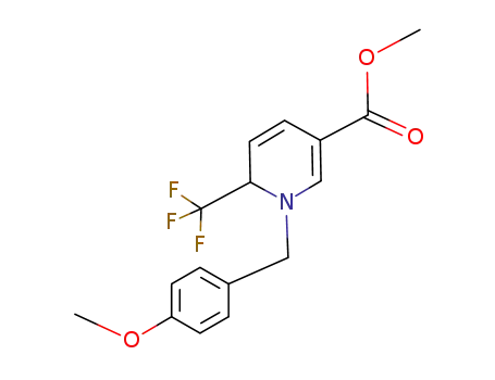 1-(p-methoxybenzyl)-2-trifluoromethyl-5-methoxycarbonyl-1,2-dihydropyridine