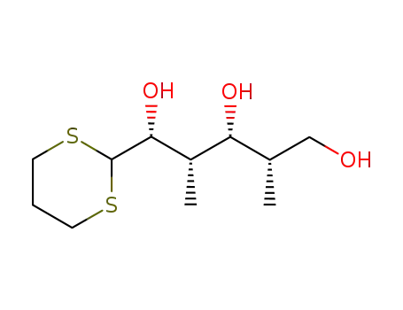 (2R,3S,4R,5S)-3,5-dimethyl-2,4,6-trihydroxyhexanal trimethylene dithioacetal